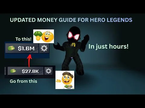 How To Get Cash Quickly In Hero Legends (Updated Money Guide) (Roblox)