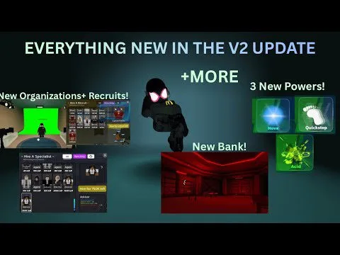 Everything New In the New V2 Update In Hero Legends (Biggest update yet!) (Roblox)